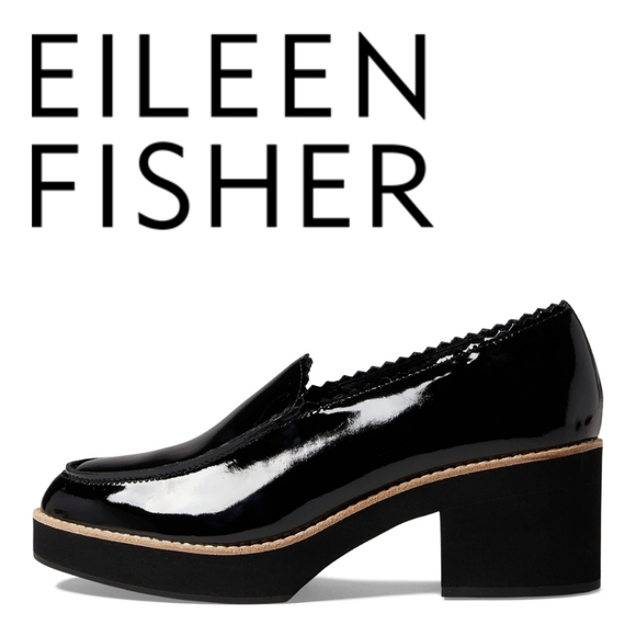 Eileen Fisher Shoes - New!! 🖤 Eileen Fisher - Harria - Black Patent Leather - Size 5